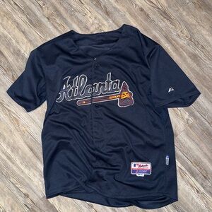 Atlanta Braves Heyward Majestic Baseball Jersey Size 52 XXL